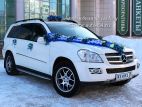 Прокат джипа на свадьбу, белый Mercedes GL