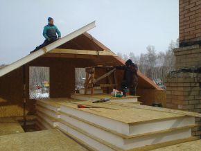 Строительство мансарды из сип панелей Челябинск