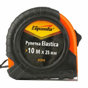 Рулетка Elastica 10 м х 25 мм SPARTA 31314