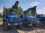 Лесовозы Урал новые и после капитального ремонта в 2019 г. с новыми манипуляторами