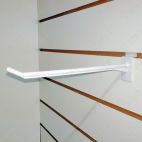 Крючок на экономпанель пластиковый, белый, 150 мм
