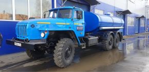 Автоцистерна на шасси Урал питьевая вода северное исполнение