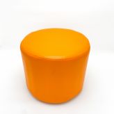 Банкетка цилиндр h=370мм, d=380мм, цвет оранжевый